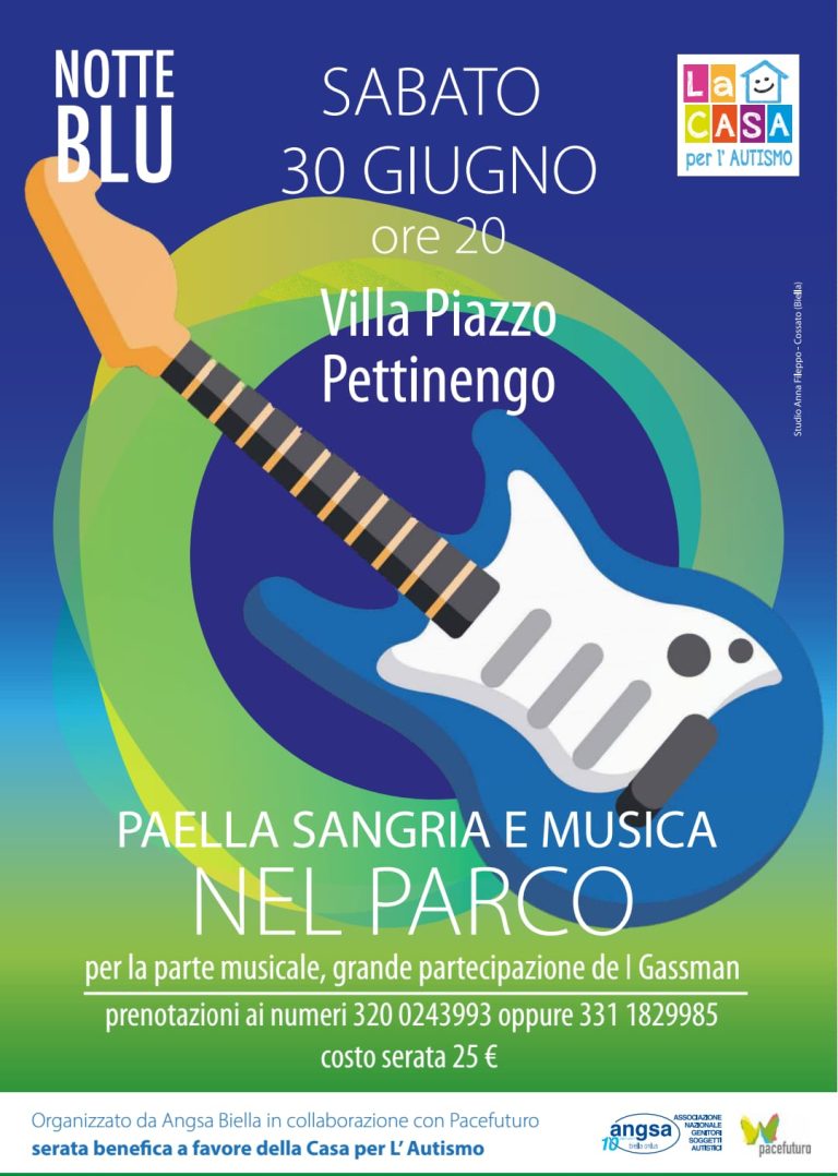 Notte Blu: Paella Sangria e Musica nel Parco