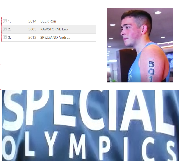 Andrea Spezzano: medaglia Special Olympics Triathlon